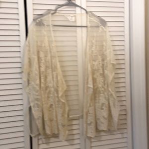 Lacy blouse cover